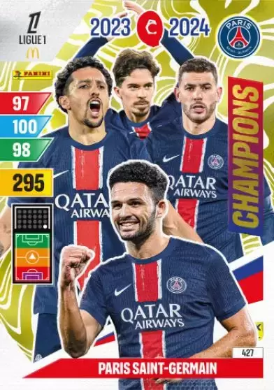 Adrenalyn XL Ligue 1 2024-2025 - Champions - Paris Saint-Germain