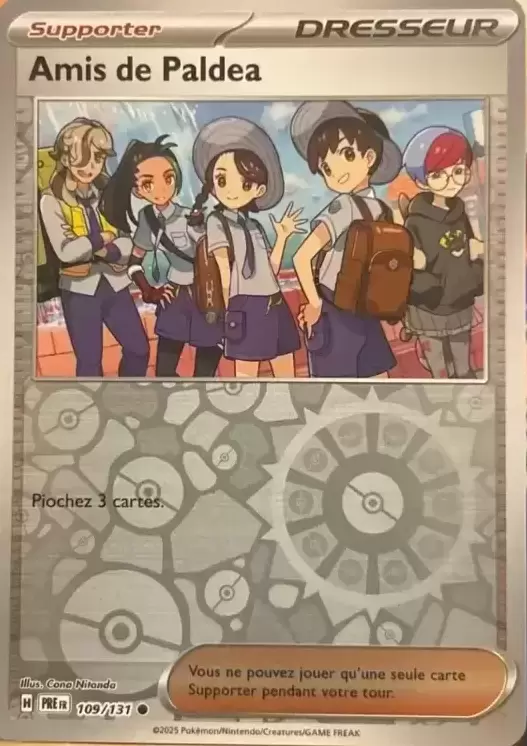 Evolutions prismatiques - PREFR - Amis de Paldea Reverse