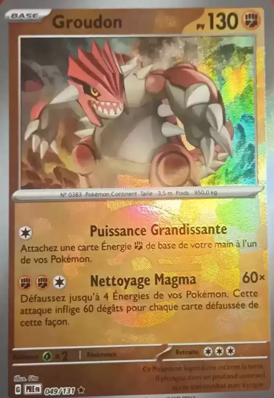 Evolutions prismatiques - PREFR - Groudon Poké Ball