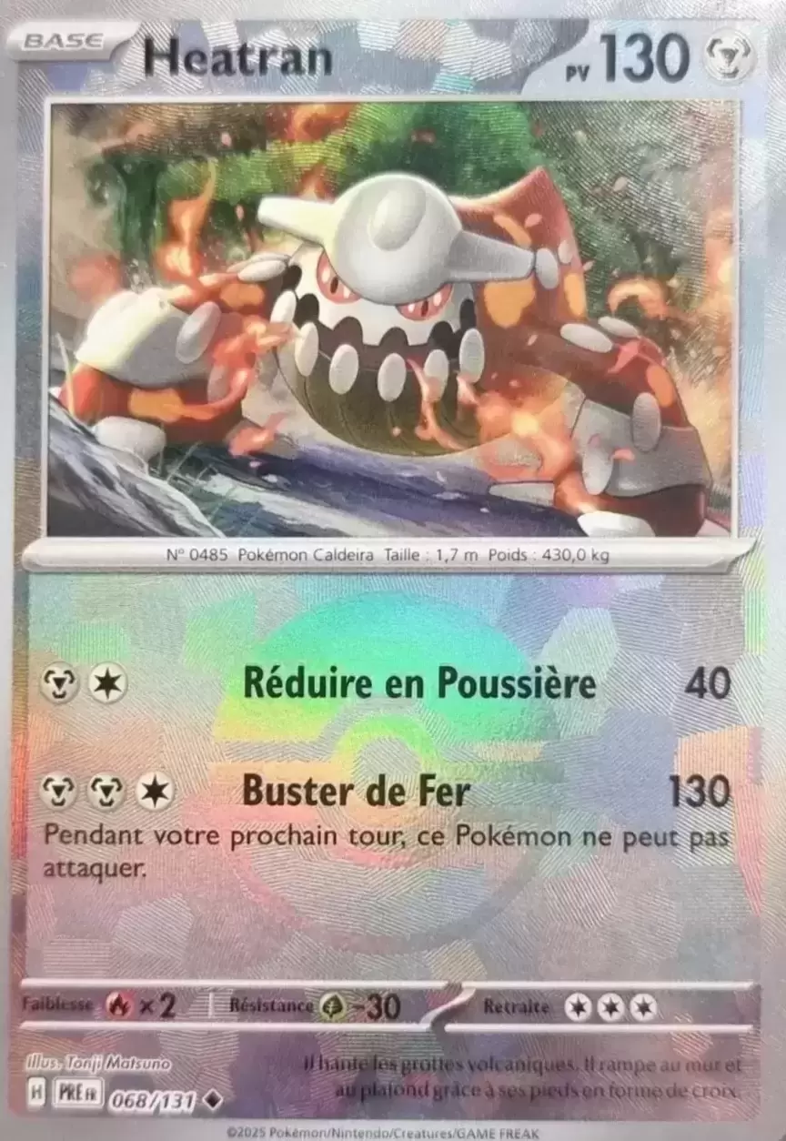 Evolutions prismatiques - PREFR - Heatran Poké Ball