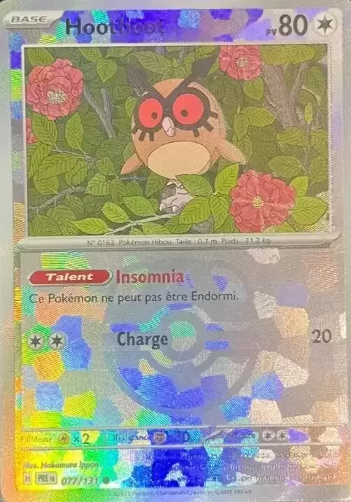 Evolutions prismatiques - PREFR - Hoothoot Master Ball