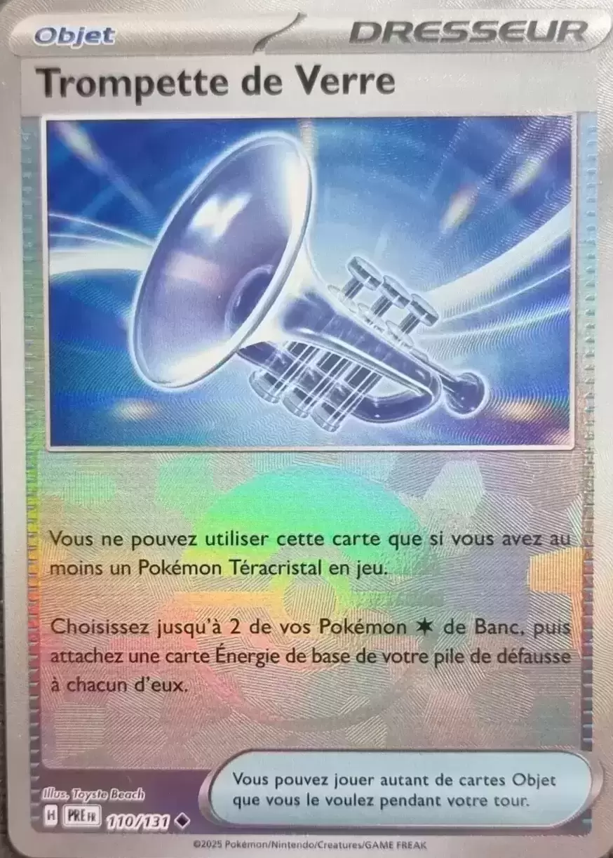 Evolutions prismatiques - PREFR - Trompette de Verre Poké Ball