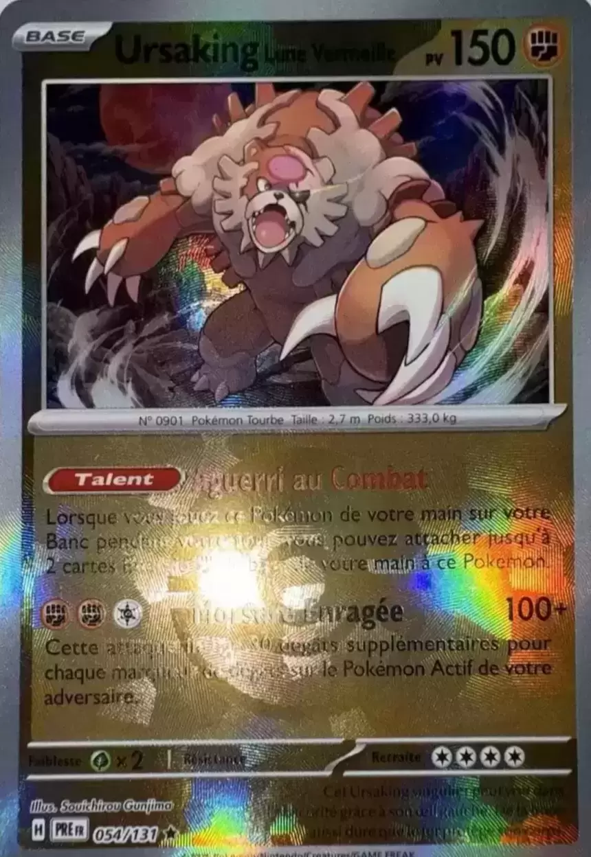 Evolutions prismatiques - PREFR - Ursaking Lune Vermeille Poké Ball