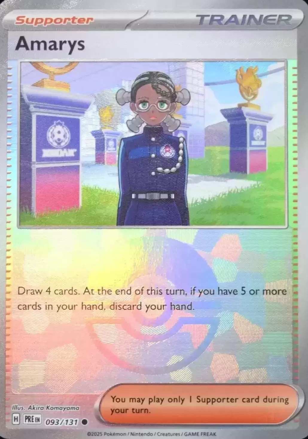 Prismatic Evolutions PREEN - Amarys Poké Ball