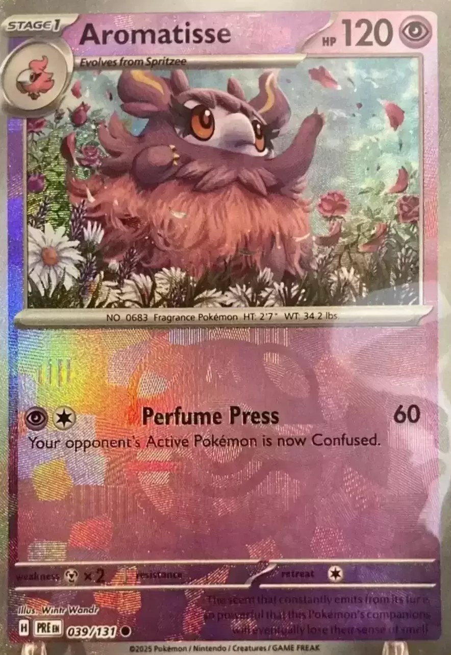 Prismatic Evolutions PREEN - Aromatisse Master Ball