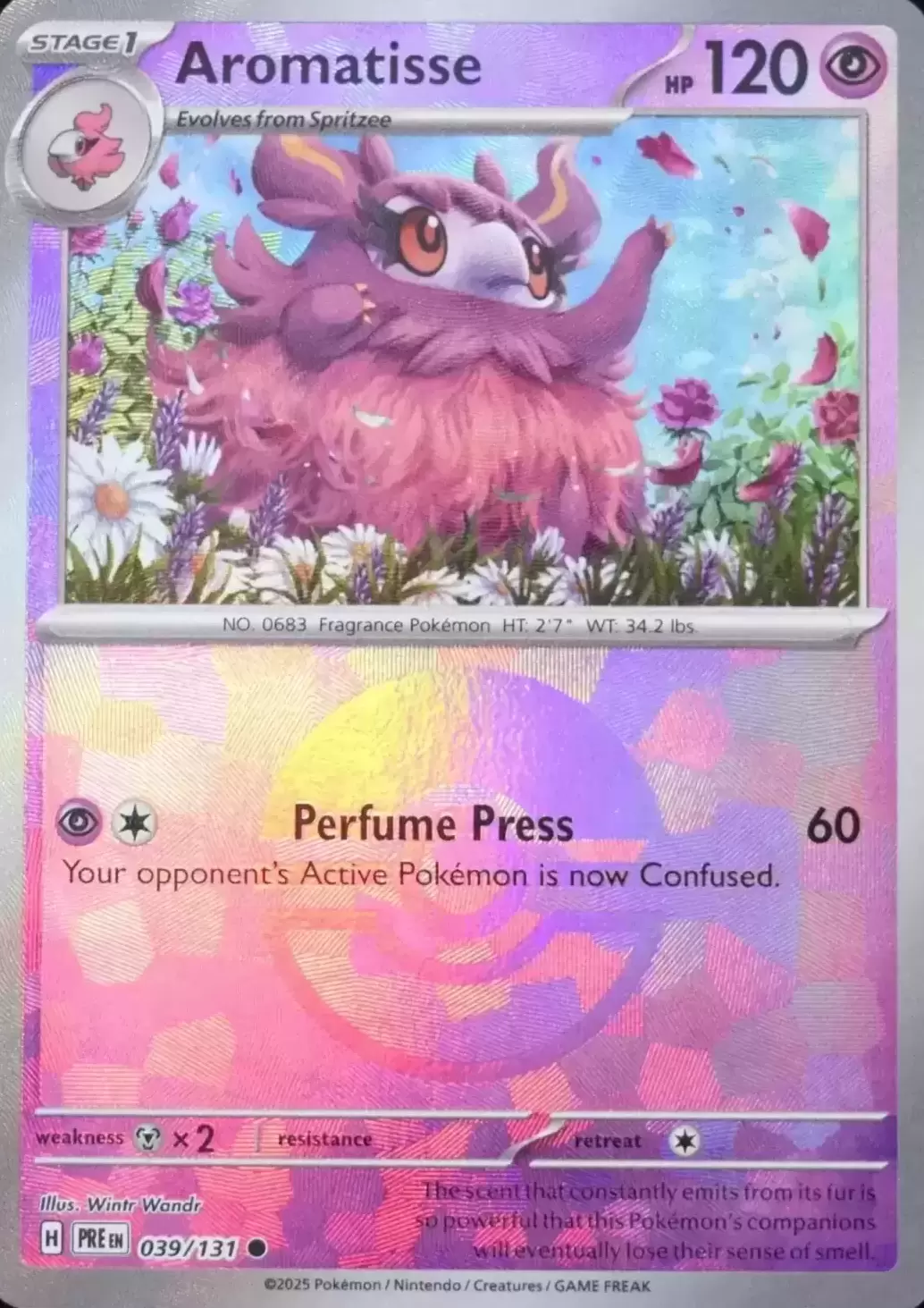 Prismatic Evolutions PREEN - Aromatisse Poké Ball