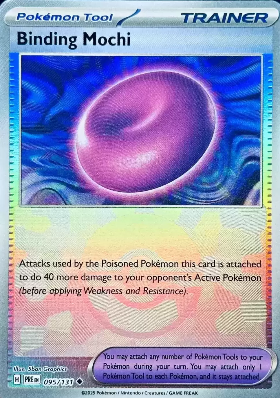 Prismatic Evolutions PREEN - Binding Mochi Poké Ball