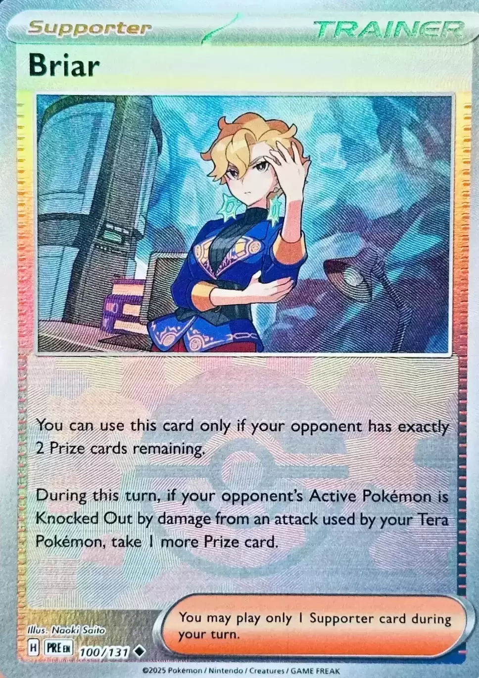 Prismatic Evolutions PREEN - Briar Poké Ball