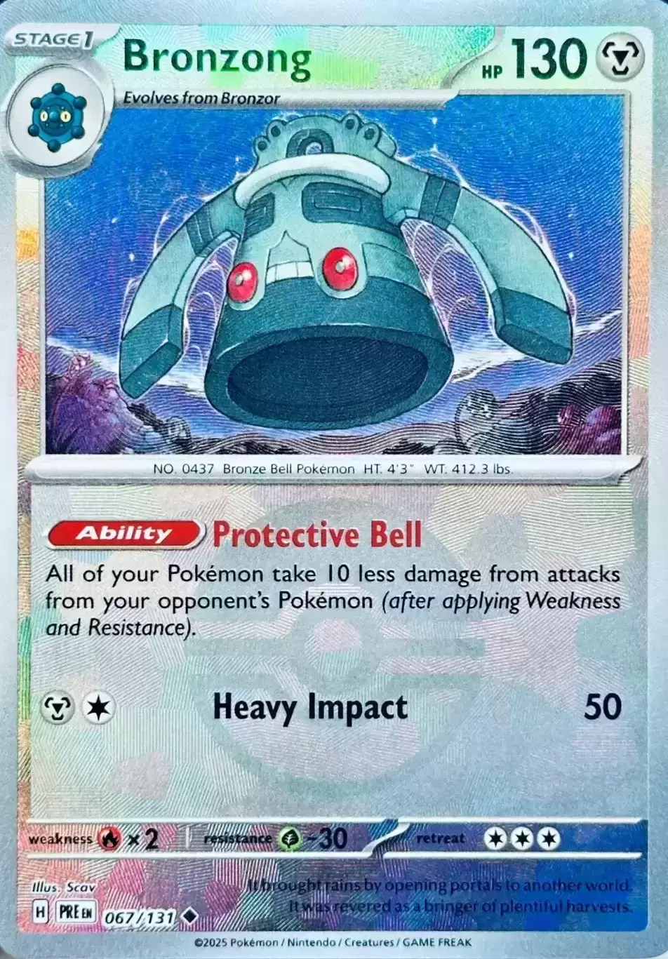 Prismatic Evolutions PREEN - Bronzong Poké Ball