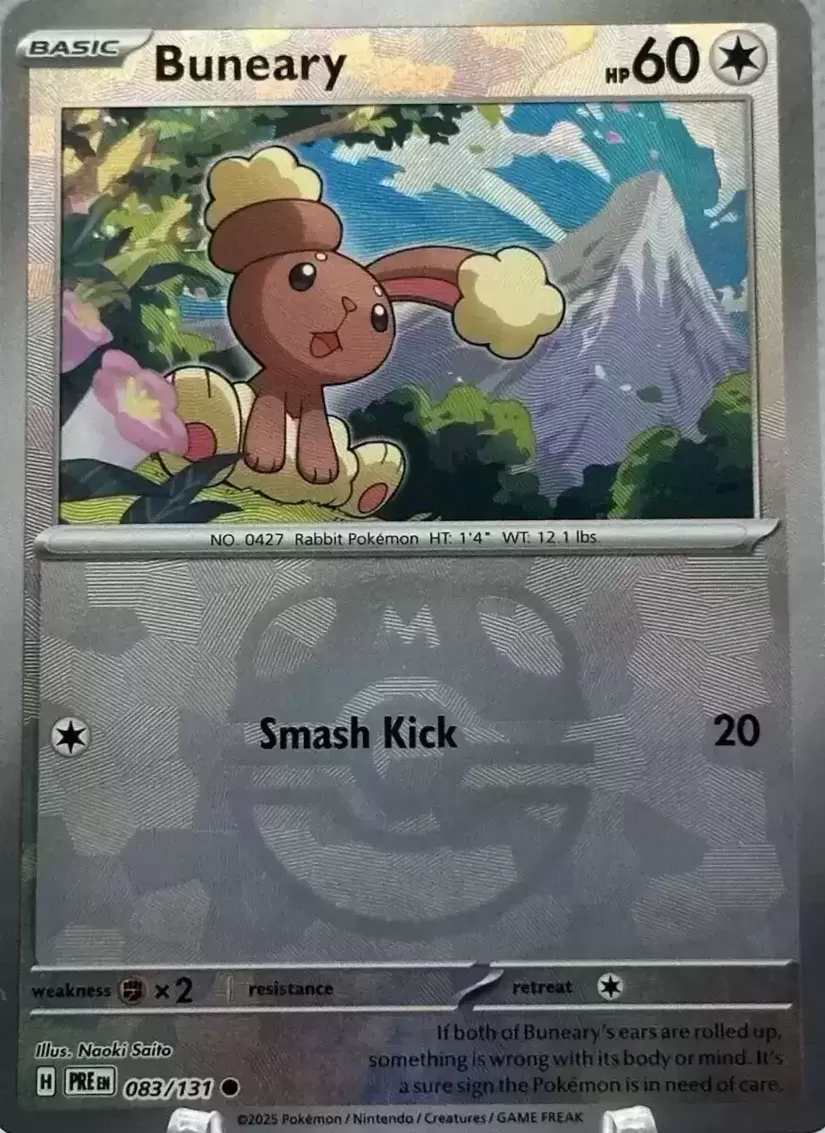 Prismatic Evolutions PREEN - Buneary Master Ball