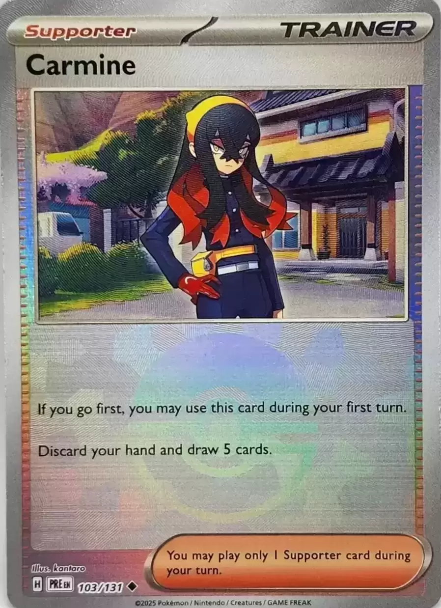 Prismatic Evolutions PREEN - Carmine Poké Ball