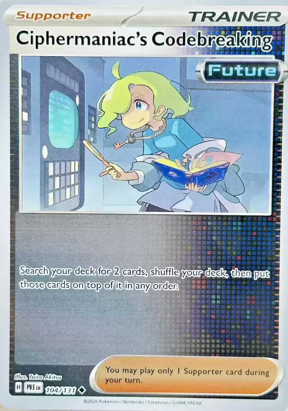 Prismatic Evolutions PREEN - Ciphermaniac\'s Codebreaking Reverse