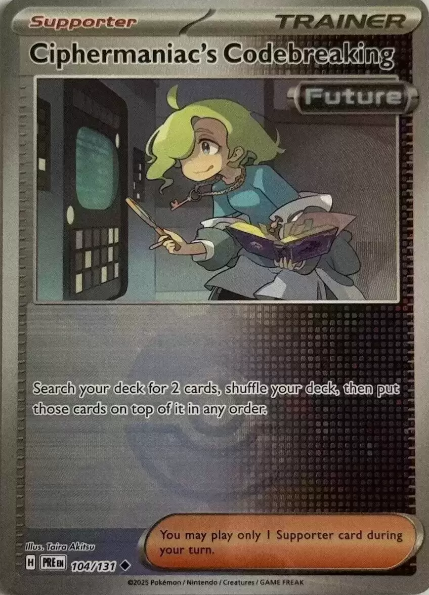 Prismatic Evolutions PREEN - Ciphermaniac\'s Codebreaking Poké Ball