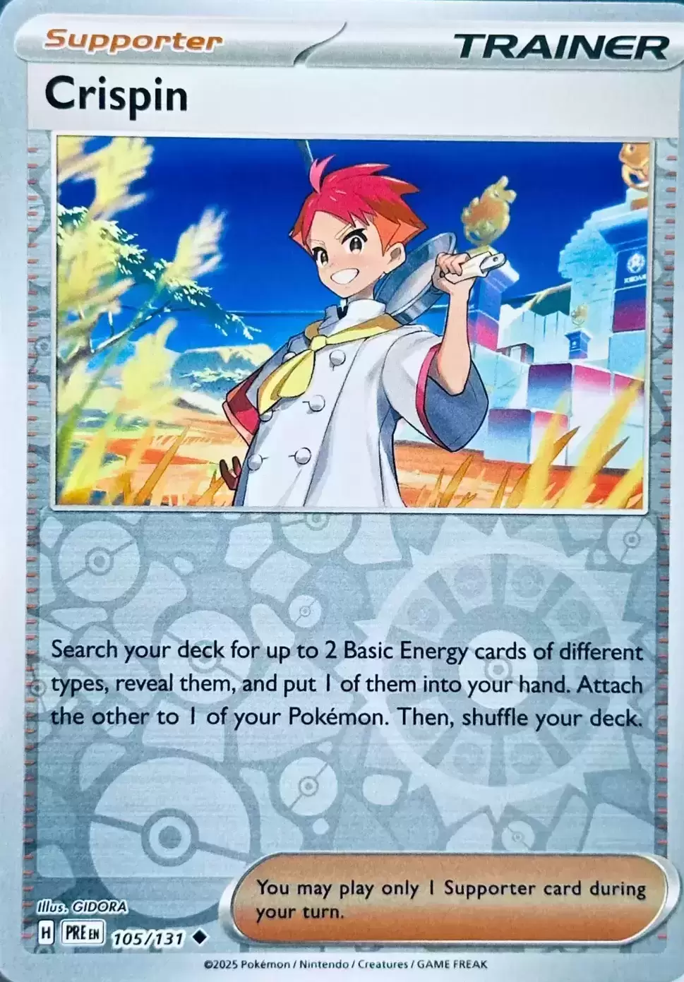 Prismatic Evolutions PREEN - Crispin Reverse