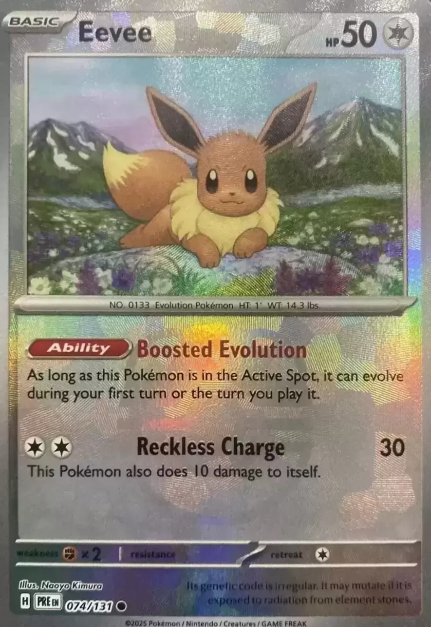 Prismatic Evolutions PREEN - Eevee Master Ball