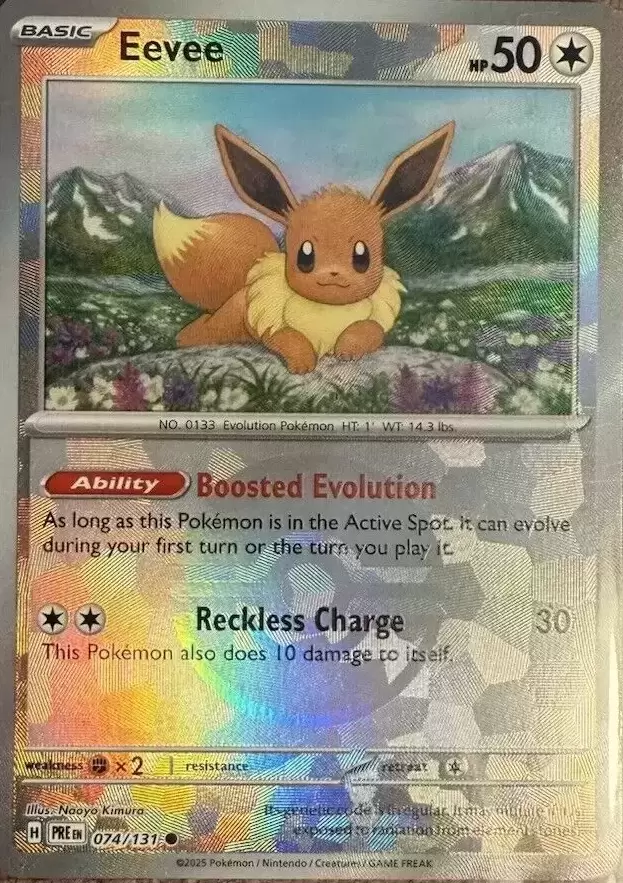 Prismatic Evolutions PREEN - Eevee Poké Ball