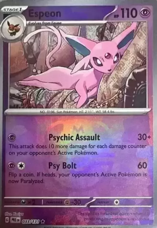 Prismatic Evolutions PREEN - Espeon Master Ball