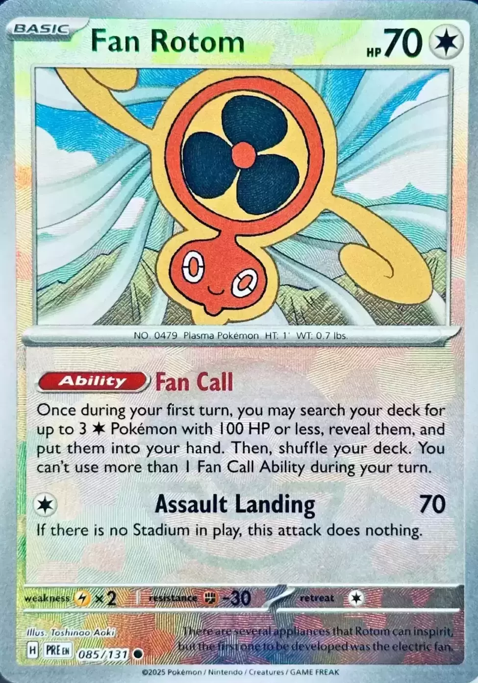 Prismatic Evolutions PREEN - Fan Rotom Poké Ball