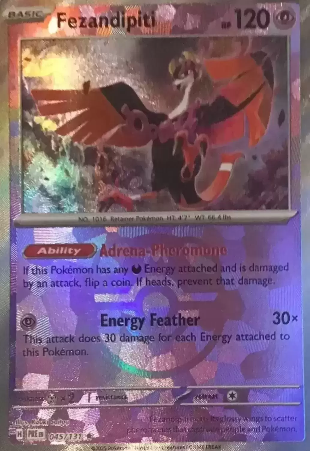 Prismatic Evolutions PRE - Fezandipiti Master Ball