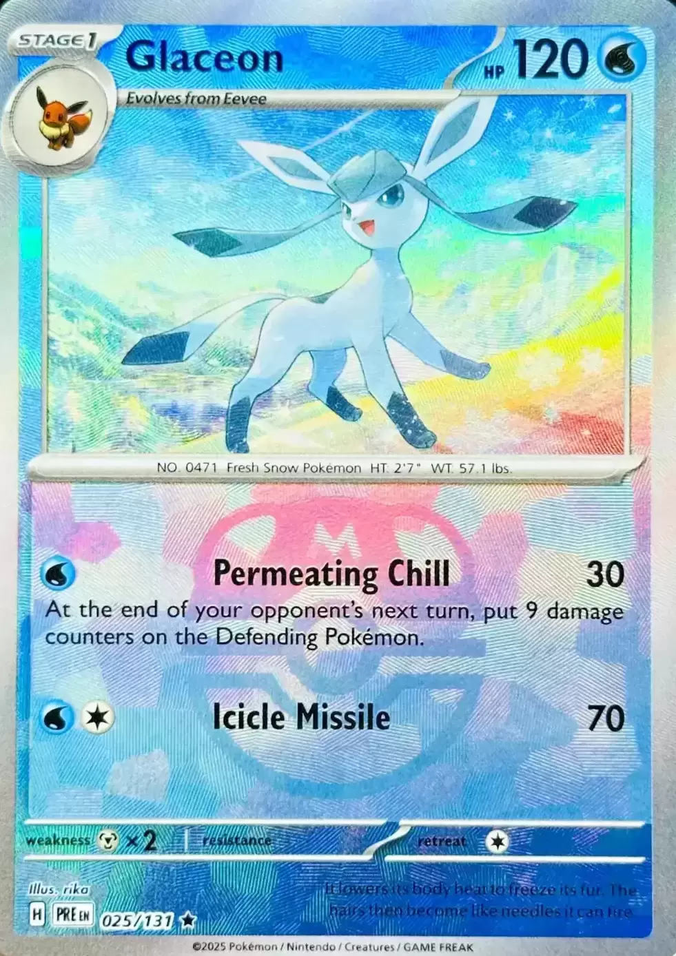 Prismatic Evolutions PREEN - Glaceon Master Ball