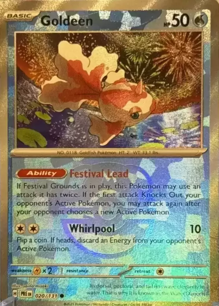 Prismatic Evolutions PREEN - Goldeen Master Ball