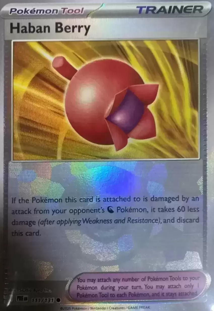 Prismatic Evolutions PREEN - Haban Berry Poké Ball