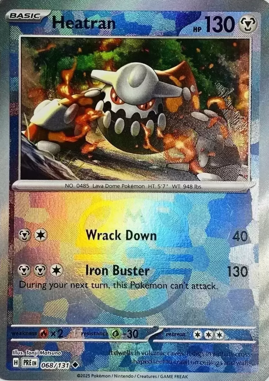 Prismatic Evolutions PREEN - Heatran Master Ball
