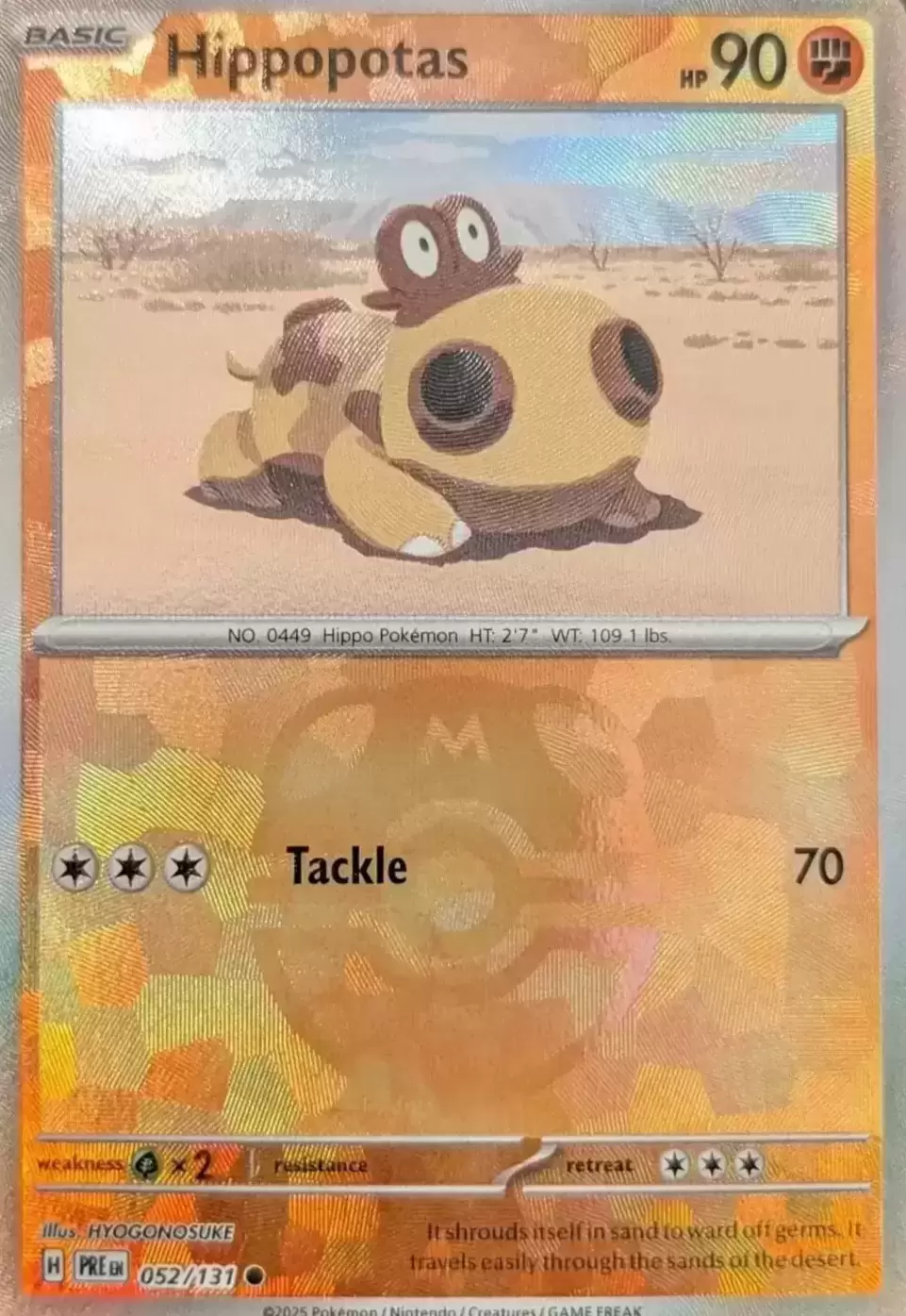 Prismatic Evolutions PREEN - Hippopotas Master Ball