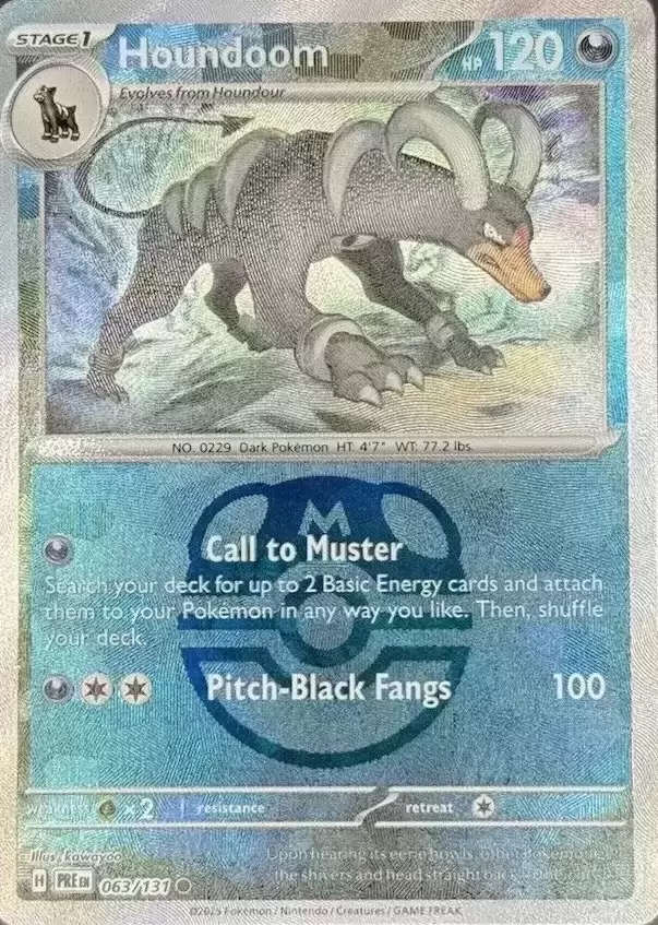 Prismatic Evolutions PREEN - Houndoom Master Ball