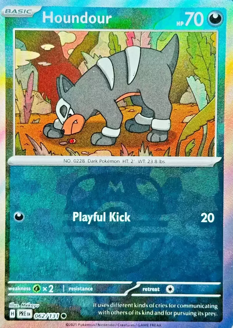 Prismatic Evolutions PREEN - Houndour Master Ball