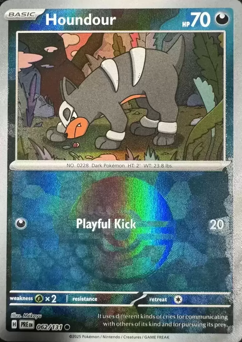 Prismatic Evolutions PREEN - Houndour Poké Ball