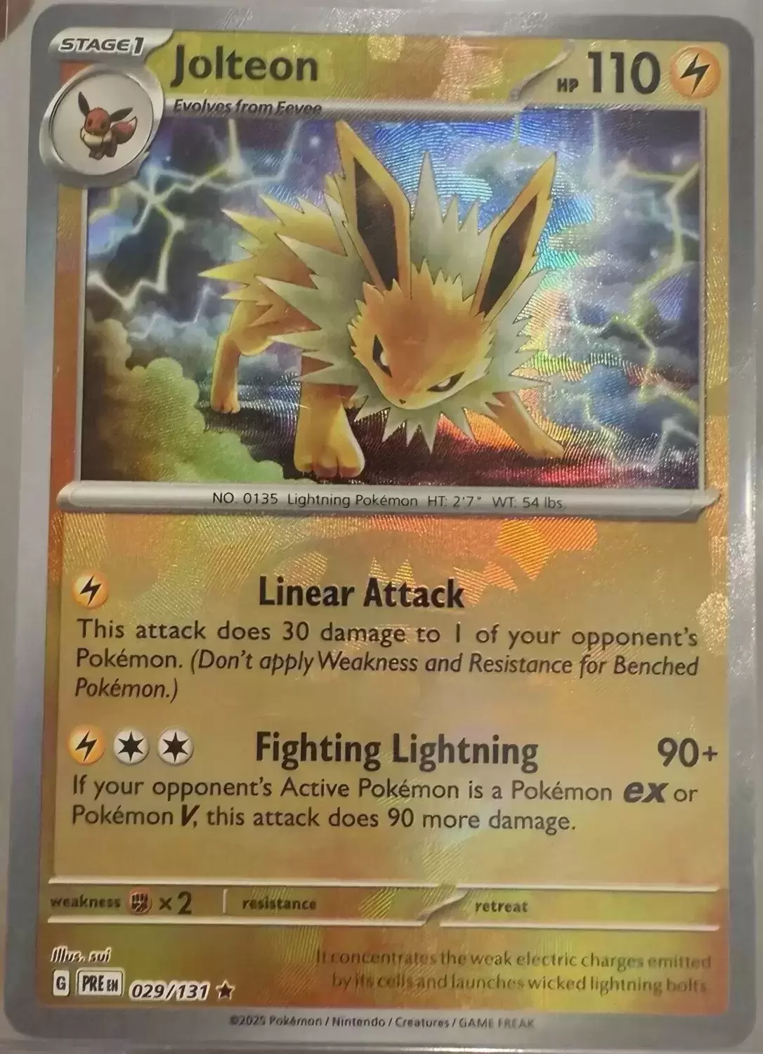 Prismatic Evolutions PREEN - Jolteon Master Ball