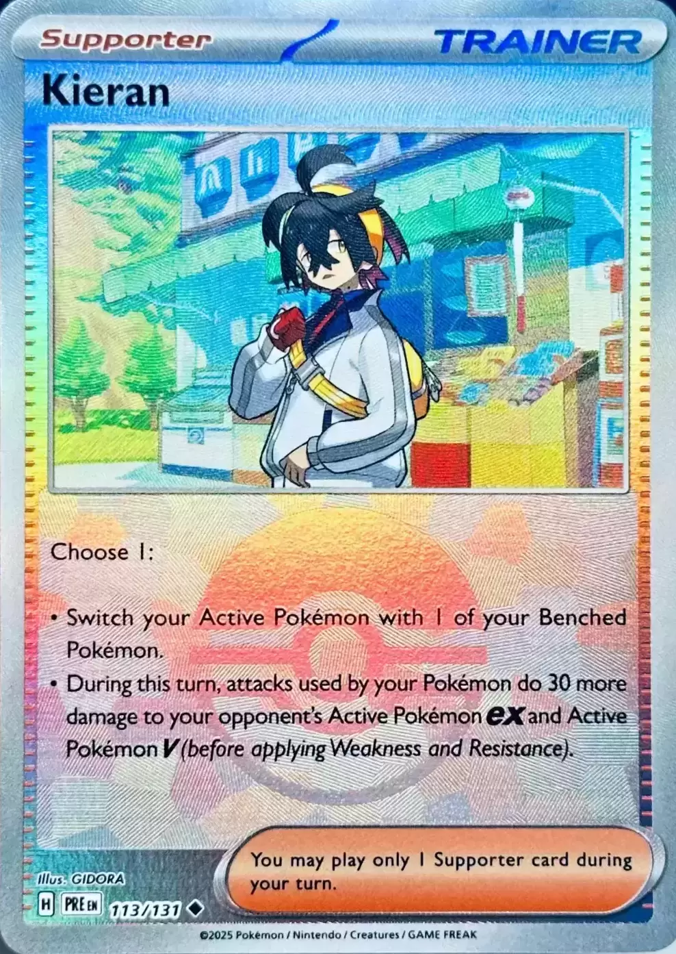 Prismatic Evolutions PREEN - Kieran Poké Ball