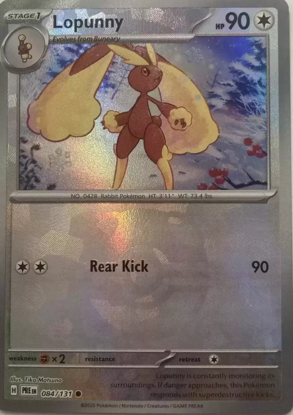 Prismatic Evolutions PREEN - Lopunny Master Ball