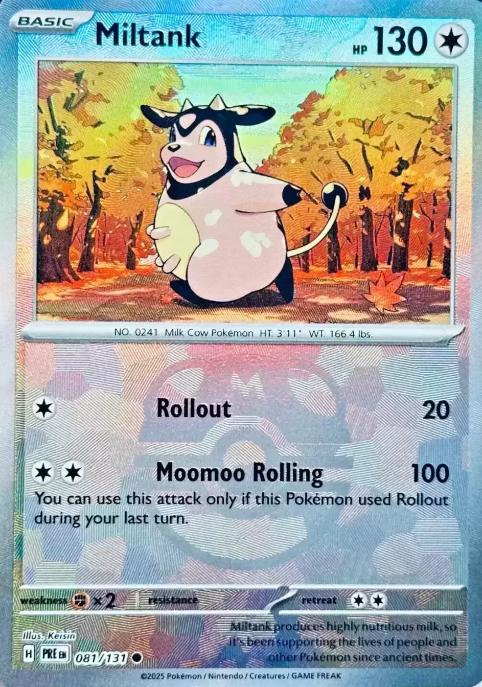 Prismatic Evolutions PREEN - Miltank Master Ball