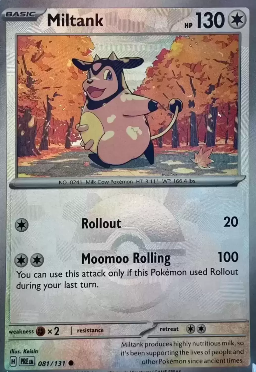 Prismatic Evolutions PREEN - Miltank Poké Ball