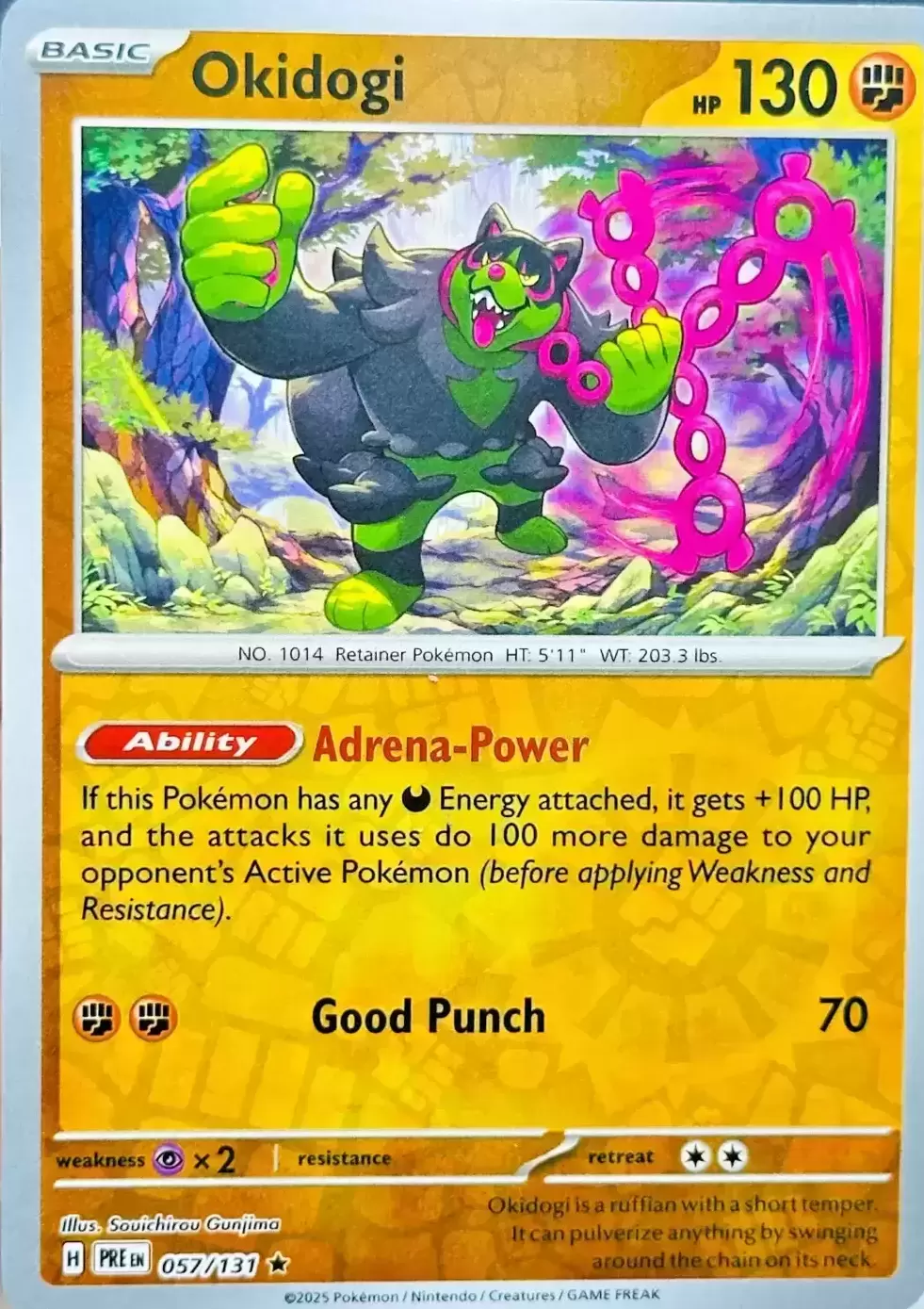 Prismatic Evolutions PREEN - Okidogi Reverse