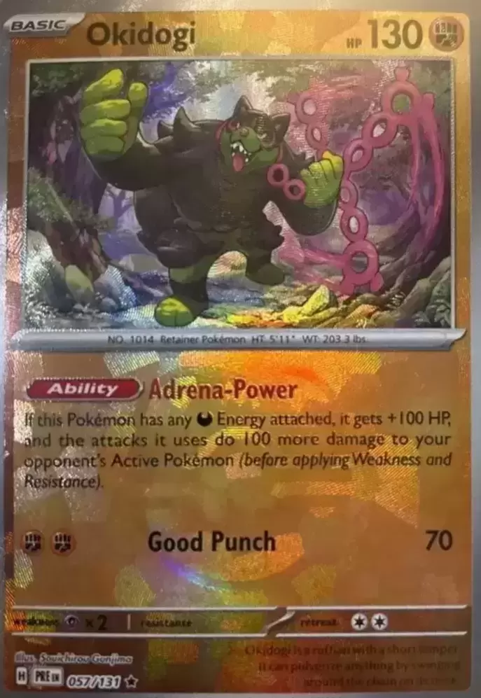 Prismatic Evolutions PREEN - Okidogi Master Ball