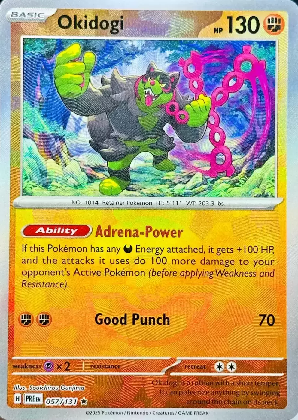 Prismatic Evolutions PREEN - Okidogi Poké Ball