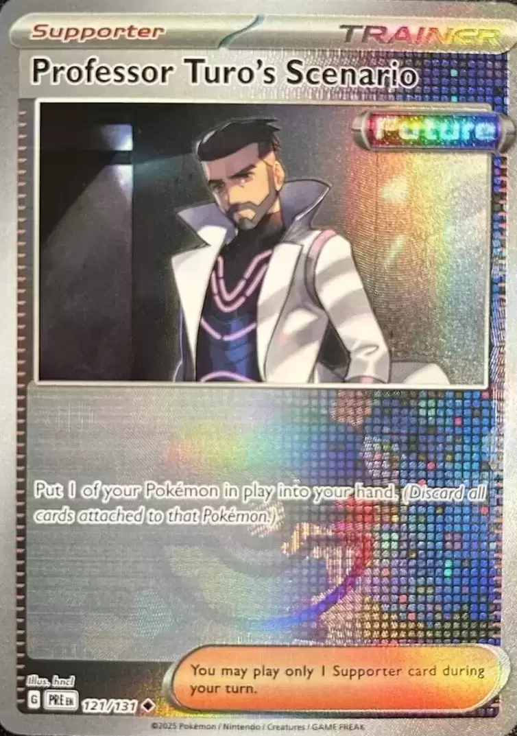 Prismatic Evolutions PREEN - Professor Turo\'s Scenario Poké Ball