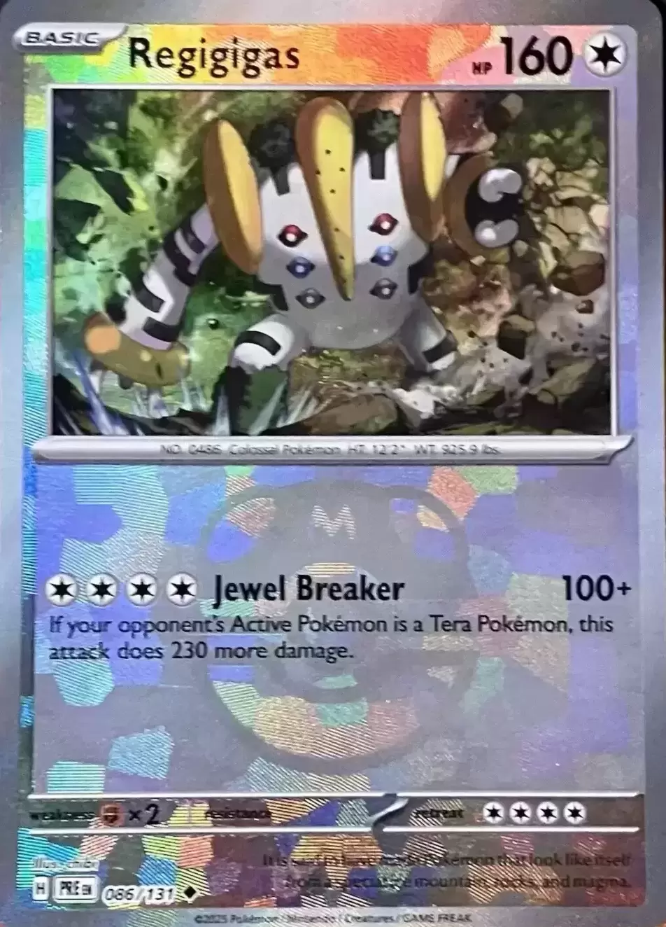 Prismatic Evolutions PREEN - Regigigas Master Ball
