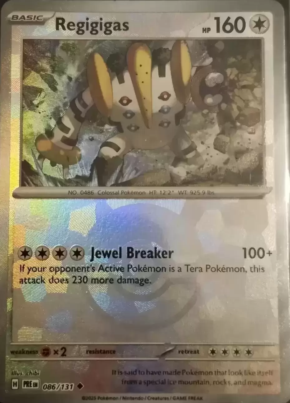 Prismatic Evolutions PREEN - Regigigas Poké Ball