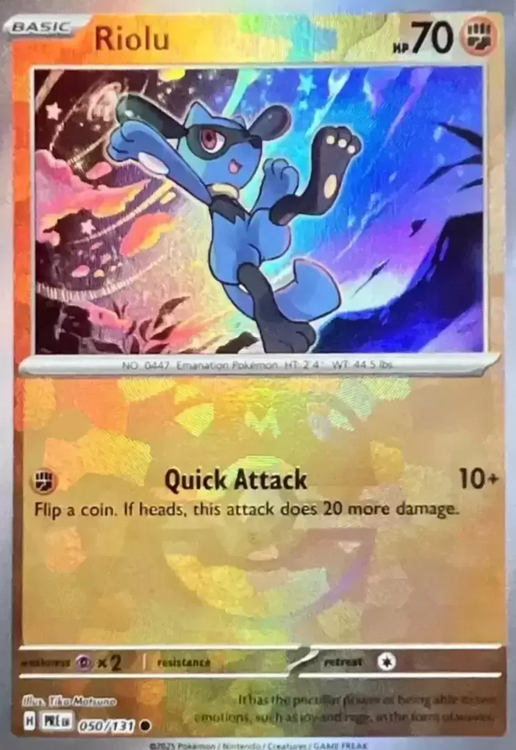 Prismatic Evolutions PREEN - Riolu Master Ball