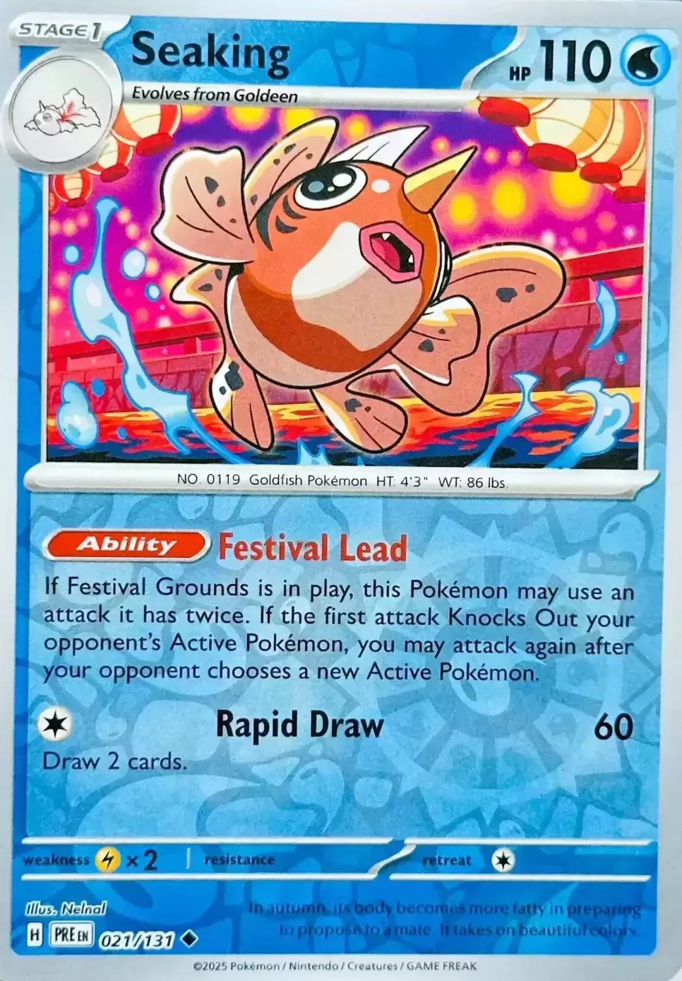 Prismatic Evolutions PREEN - Seaking Reverse