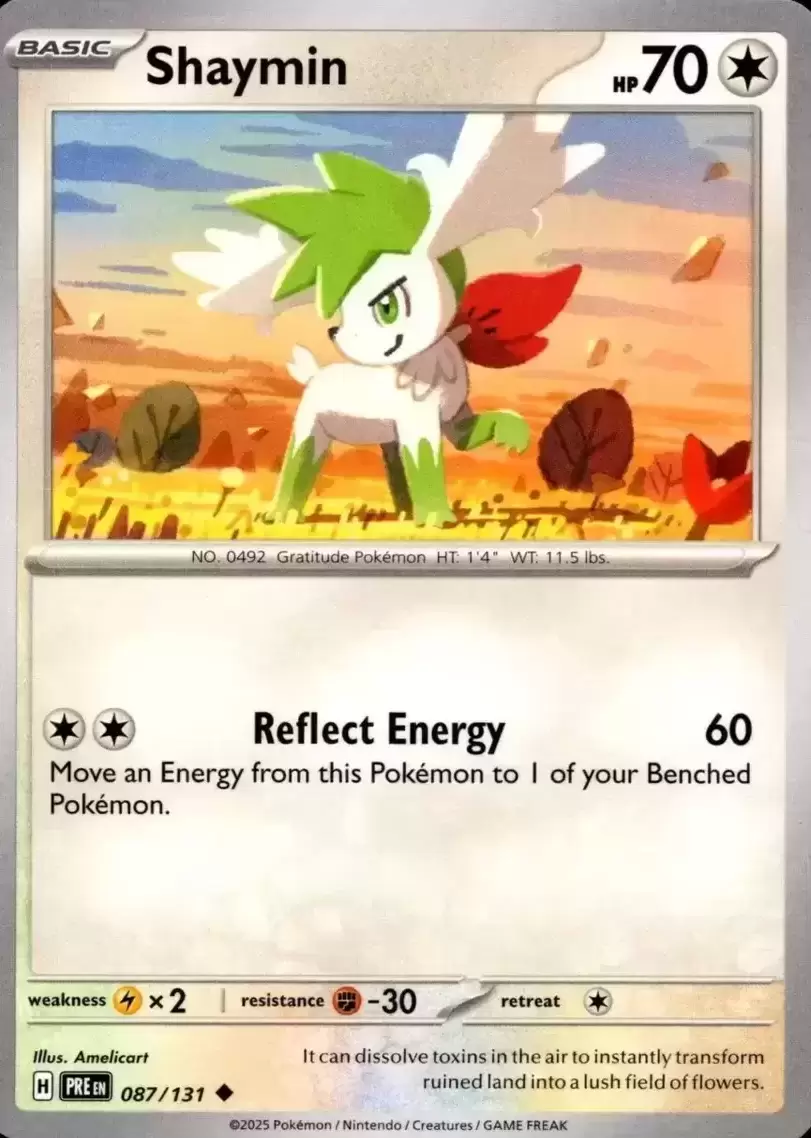 Prismatic Evolutions PREEN - Shaymin