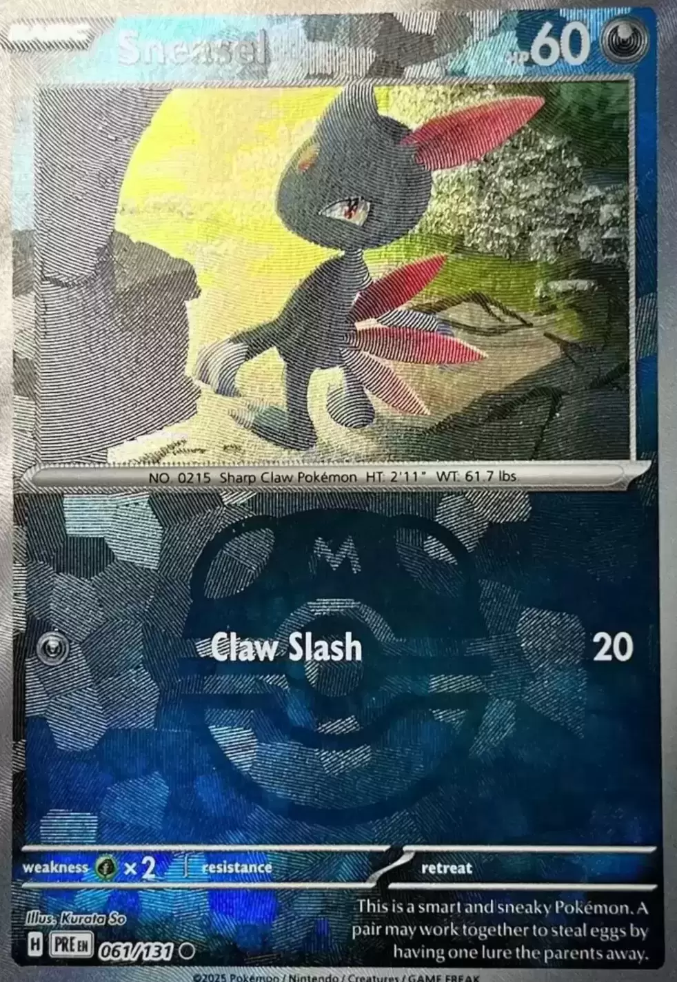 Prismatic Evolutions PREEN - Sneasel Master Ball