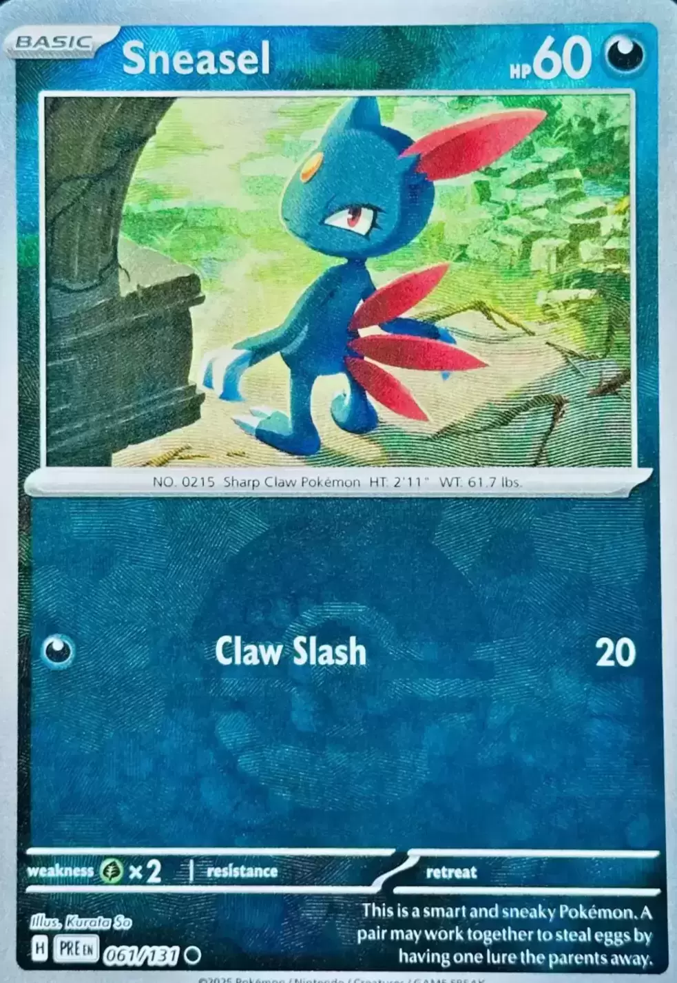 Prismatic Evolutions PREEN - Sneasel Poké Ball