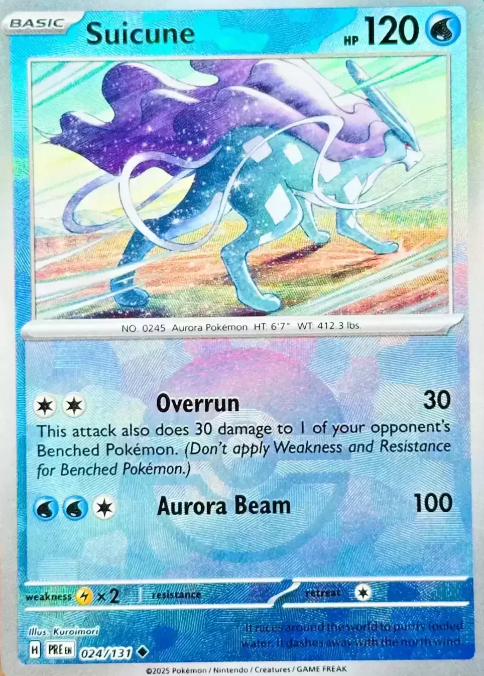 Prismatic Evolutions PREEN - Suicune Poké Ball