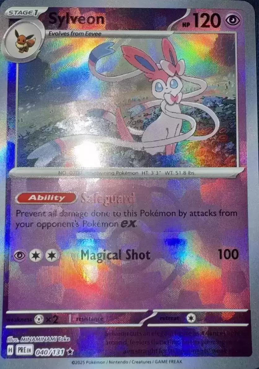 Prismatic Evolutions PREEN - Sylveon Master Ball