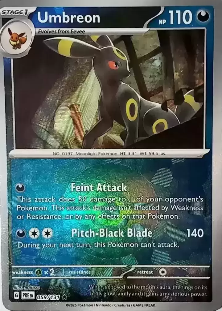 Prismatic Evolutions PREEN - Umbreon Poké Ball